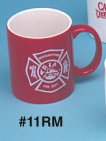 Ceramic Mugs - Red  11oz