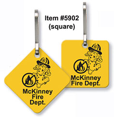 Custom Zipper Pulls - Square