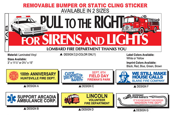 Bumper or Static Cling Sticker 3.75"x15" Two Color