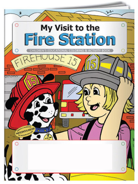 My Visit to the Fire Station Coloring Book - Stock