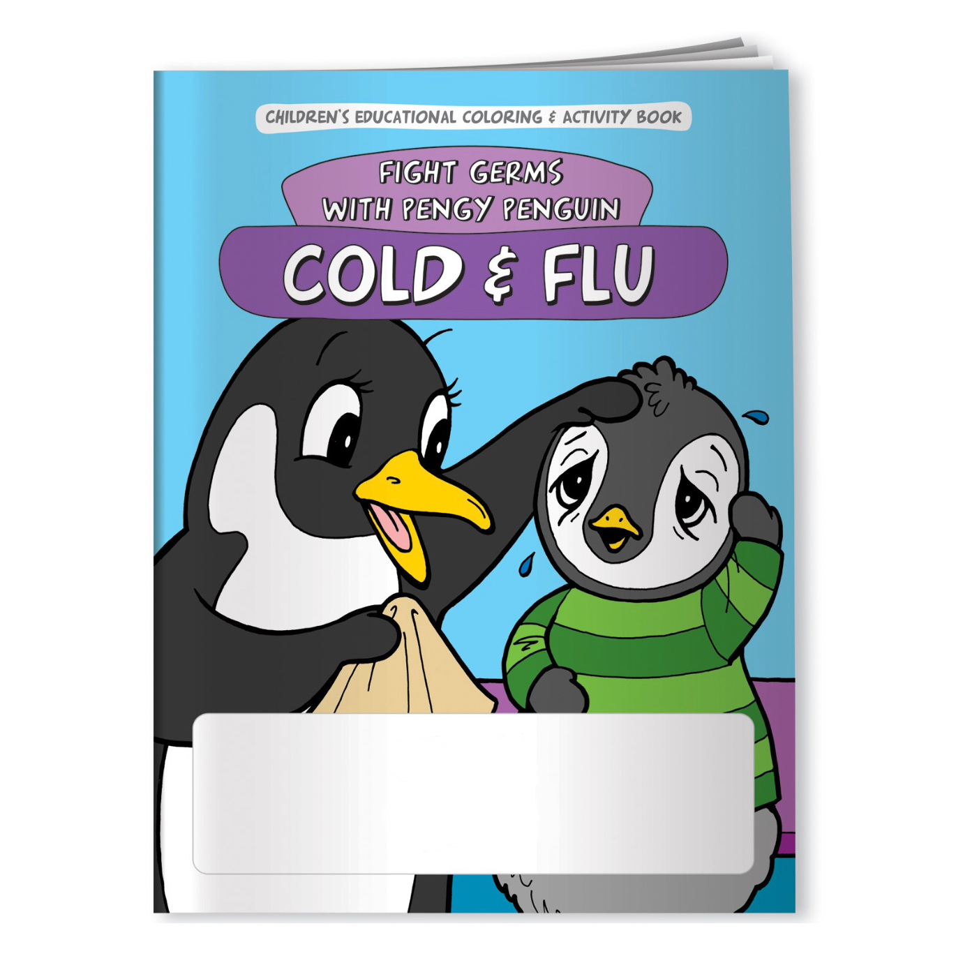 "Fight Germs" Coloring & Activity Books (Stock)
