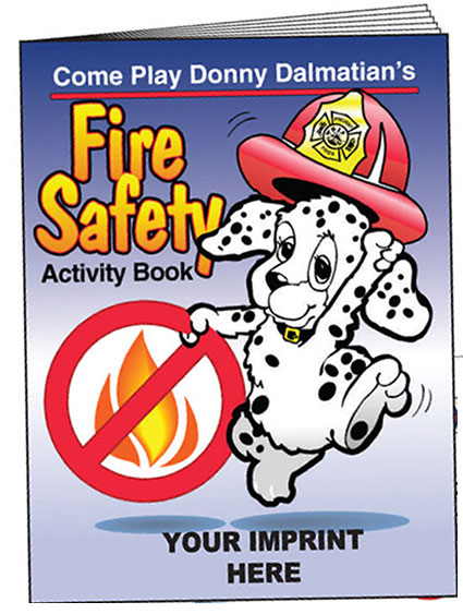 FIRE SAFETY ACTIVITY BOOK -Imprinted