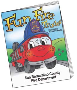FUN FIRE TRUCK COLORING ACTIVITY BOOK (Stock)