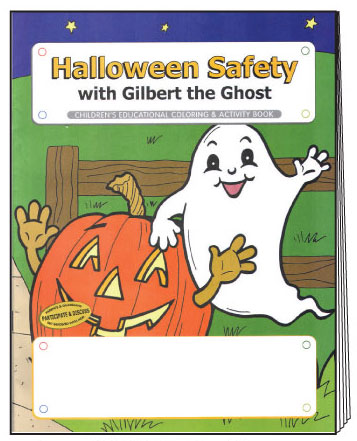 Halloween Safety Coloring Book - Stock