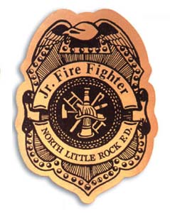 Junior Firefighter Badge - Imprinted