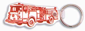 FIRE TRUCK KEY TAG