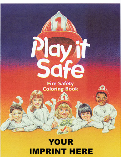 Play it Safe Colring Book  (Imprinted)