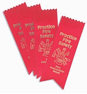 Fire Prevention Ribbon (100 pack)