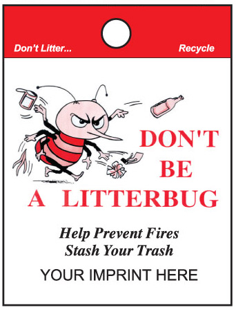Don't Be A Litterbug -Litter Bags -Stock