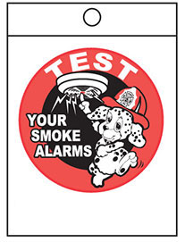 Test Your Smoke Alarms - Litter Bag - Stock
