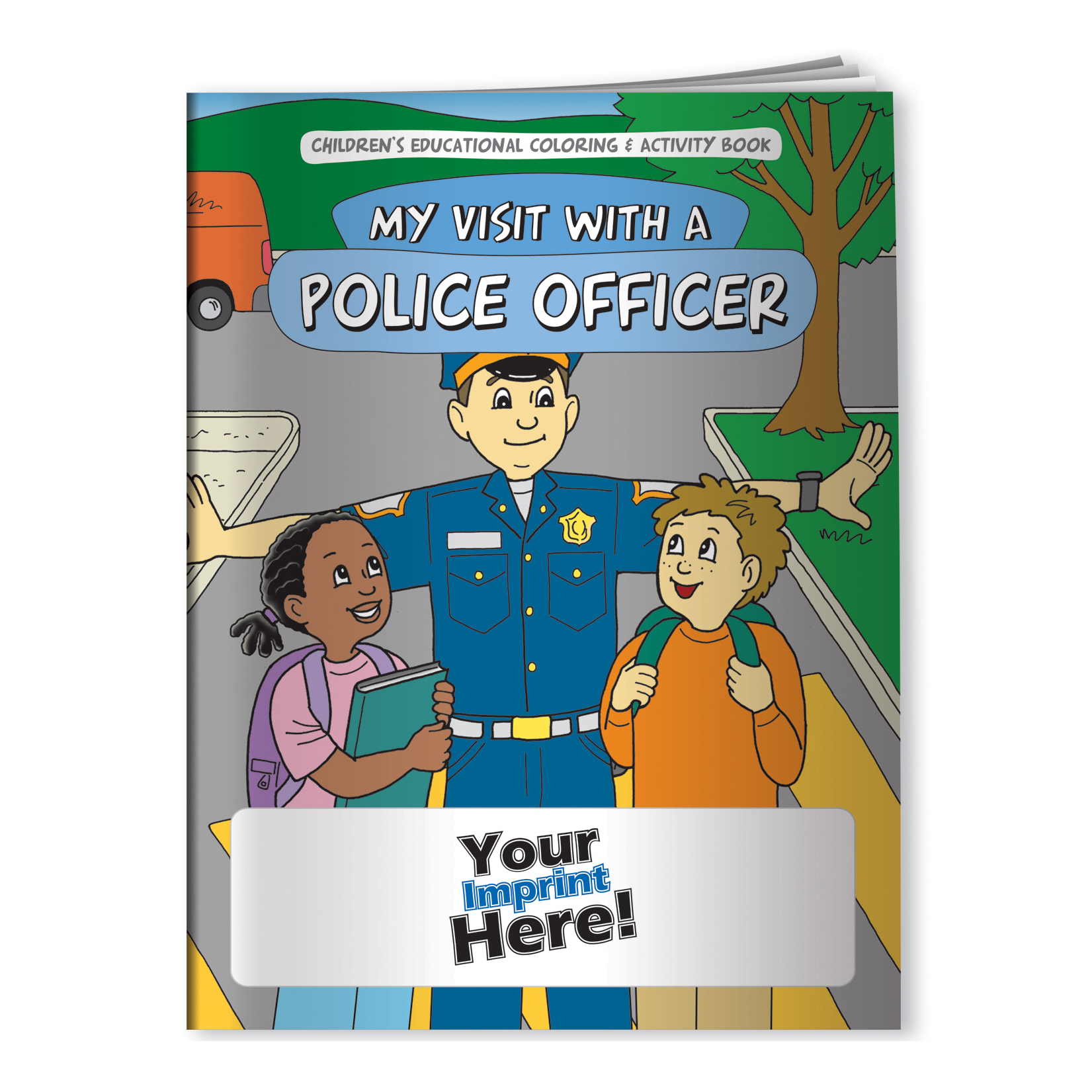 "My Visit with a Police Officer" Coloring Books (Custom)
