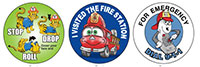 STICKERS - ANIMATED SAFETY - 2"