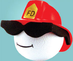 Cool Firefighter - Stock Antenna Ball