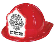 PLASTIC FIRE HATS - Imprinted