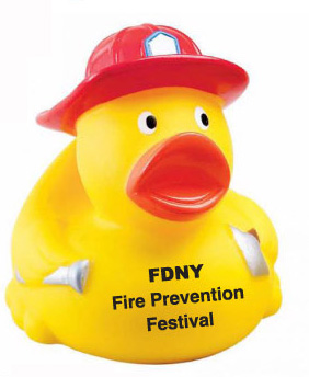 Rubber Duck Firefighter - Small