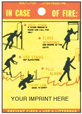 In Case of Fire - Litter Bags - Imprinted