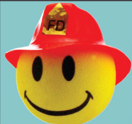 Happy Fireman-Stock Antenna Balls