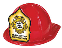 PLASTIC FIRE HATS - Imprinted