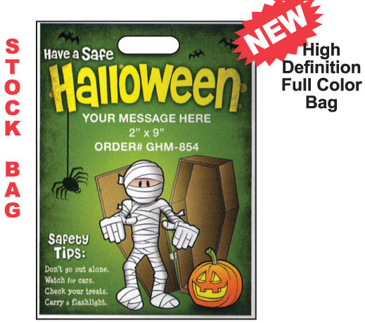 Have a Safe HALLOWEEN - Trick or Treat Bag - Stock