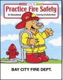 "Practice Fire Safety" Coloring Books (Custom)