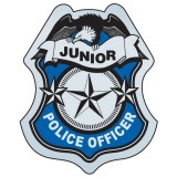 Stick-On Junior Police Officer Badges (Stock)