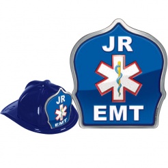 DELUXE Fire Hats - Jr. EMT Design (Stock)