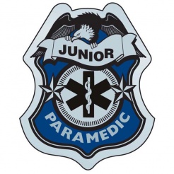 Stick-On Junior Paramedic Badges (Stock)