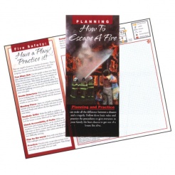 Fire Escape Plans Brochures (Stock)