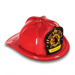 DELUXE Plastic Fire Hats - Firefighter Maltese Design (Custom)