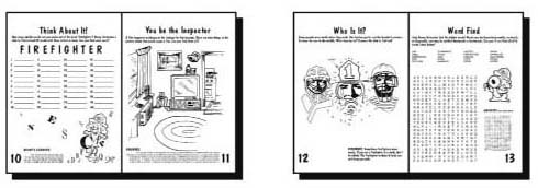 FIRE SAFETY ACTIVITY BOOK -Imprinted