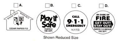 SAFTEY NIGHT LIGHTS (ROUND PEARLESCENT)
