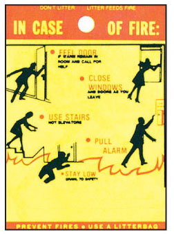 In Case of Fire -Litter Bags - Stock