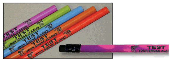 Stock Mood Pencils - Test Your Smoke Alarms