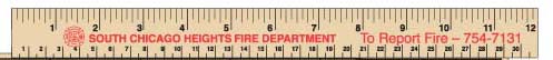 Economy Natural 12" Wood Ruler
