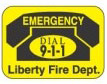 EMERGENCY PHONE LABELS
