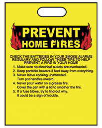 PREVENT HOME FIRES - Litter Bag - Stock