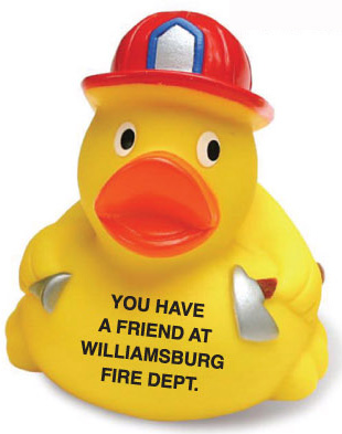 Rubber Duck Firefighter