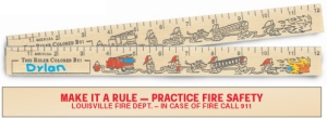 12" Color Me Wood Rulers