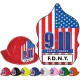CLASSIC Fire Hats - 9-11 Design (Custom)