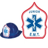 CLASSIC Fire Hats - Junior EMT Design (Stock)