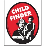 Child Finder Program Stickers (Stock)