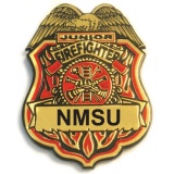 Clip-On Junior Firefighter Plastic Badges (Custom)