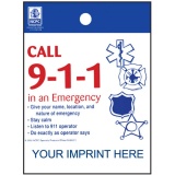 "Call 9-1-1 in an Emergency" Litter Bags (Custom)