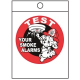 "Test Your Smoke Alarms" Litter Bags (Stock)
