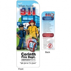 "When to Call 911" Bookmarks (Custom)