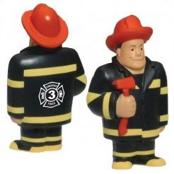 Standing Fireman Stress Relievers (Custom)