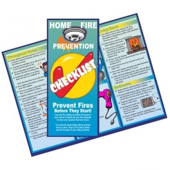 Home Fire Prevention Checklist Brochures (Stock)