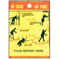 "In Case of Fire" Litter Bags (Custom)