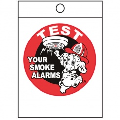 "Test Your Smoke Alarms" Litter Bags (Stock)