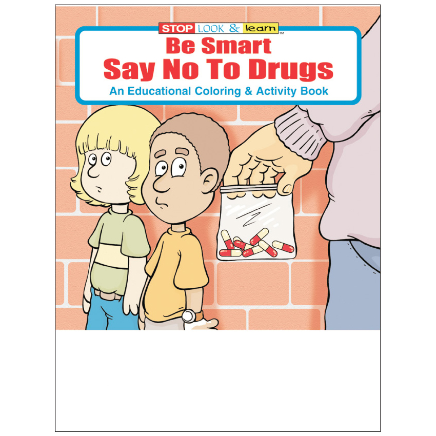 "Be Smart Say No To Drugs" Coloring & Activity Books (Stock)